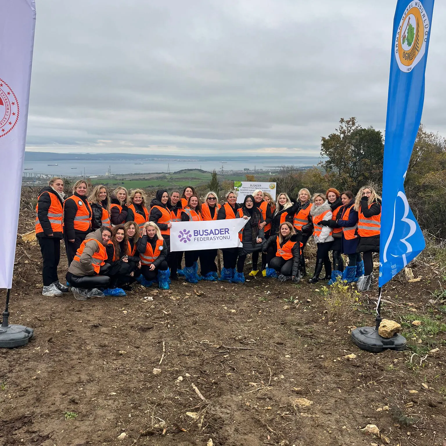BUSADER FEDERASYONU ÇANAKKALE ORMANI FİDAN DİKİM TÖRENİ