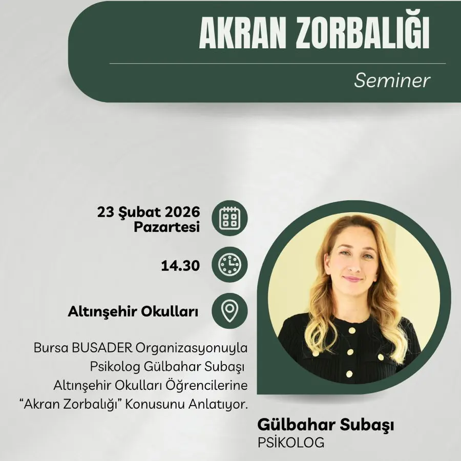 EĞİTİM KOMİTEMİZDEN AKRAN ZORBALIĞI SEMİNERİ
