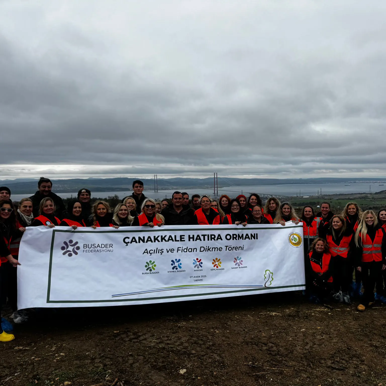 BUSADER FEDERASYONU ÇANAKKALE ORMANI FİDAN DİKİM TÖRENİ